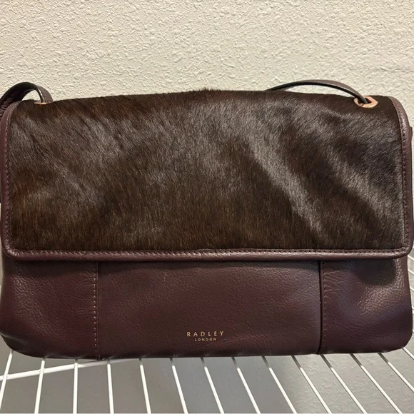 Radley London Dark Brown Leather Shoulder Bag - Picture 1 of 4